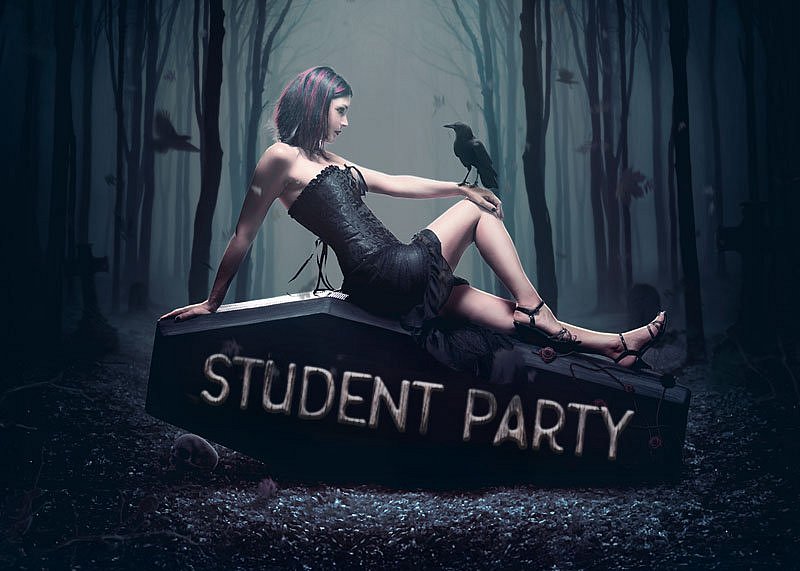 Halloween student party